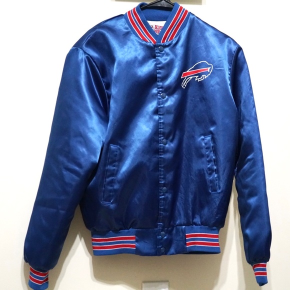 Small - Buffalo Bills Vintage Locker Line Jacket - Picture 1 of 8